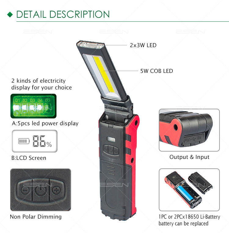 Torche de survie 5W - batterie 2000 mAh - Ref 3400113 Image 8