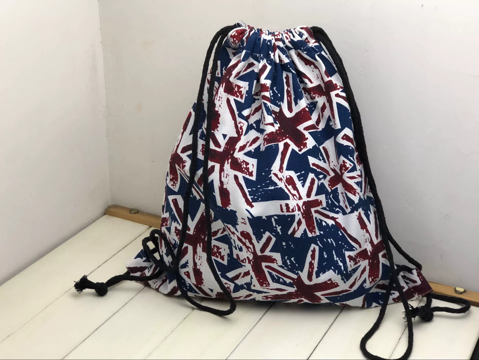 Drawstring Sports Backpack - Spacious Travel Bag for Basketball/Football, Worn on Shoulder