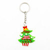 Christmas keychain PVC, transport from soft rubber, pendant, accessory, 2018, European style, Birthday gift