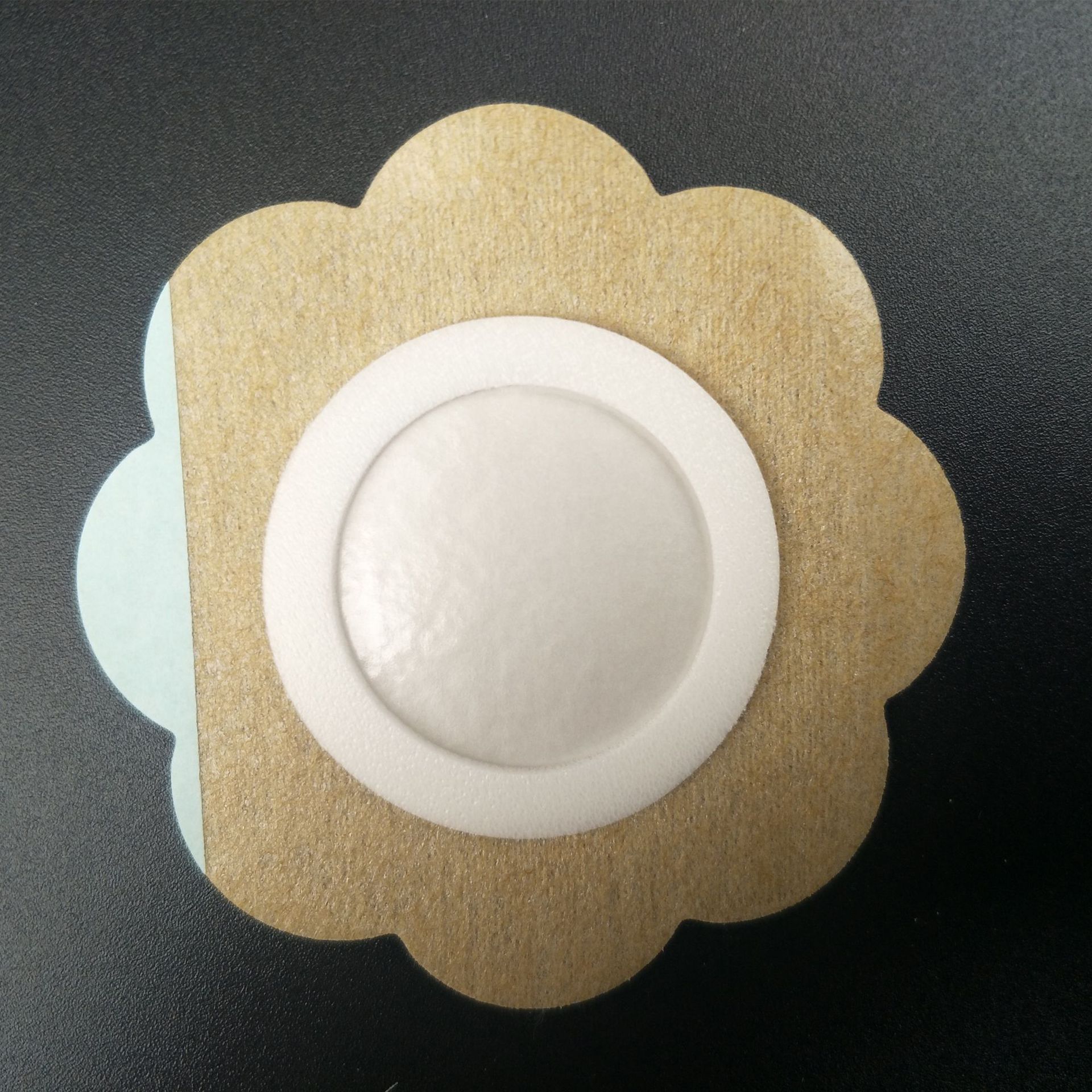 德仁泰7cm直径空白贴油胶肤色水刺布异形防水贴膏药布三伏贴|ru