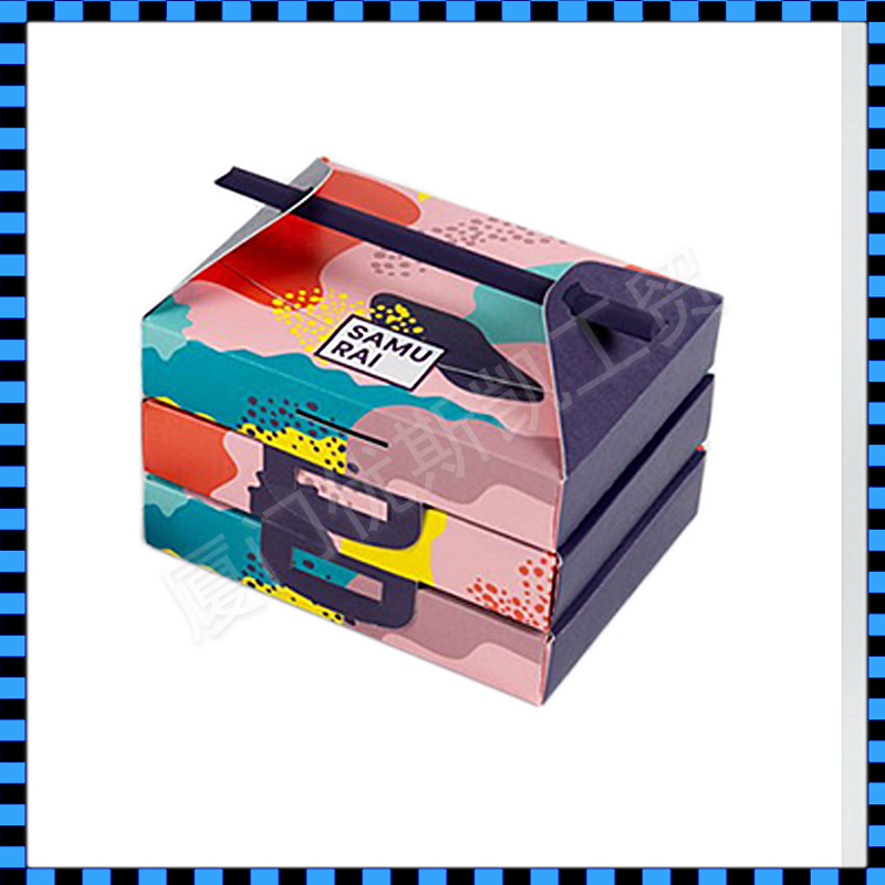 厂家直销 外卖餐盒 高端环保食品级纸盒 一次性打包盒便当盒批发