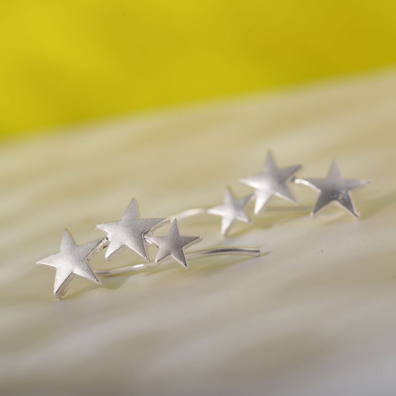 1 Pair Simple Style Star Alloy Plating Women's Ear Studs display picture 7