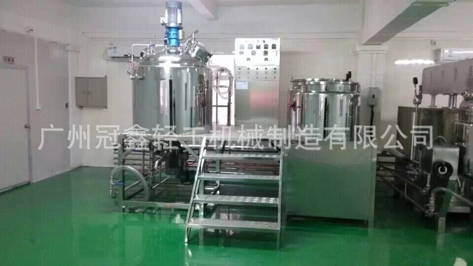 药品凝胶真空均质搅拌锅 化妆品护手霜真空乳化锅 真空均质乳化机