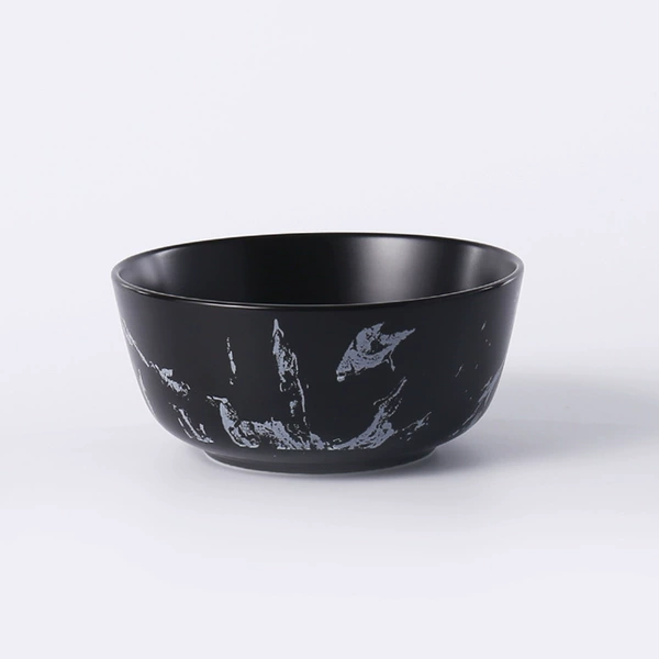 5.75-inch Yabo noodle bowl (black)