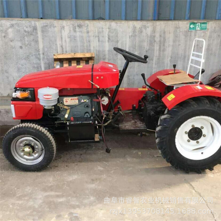 四驱低矮型小四轮旋耕机果园开沟施肥喷药设备