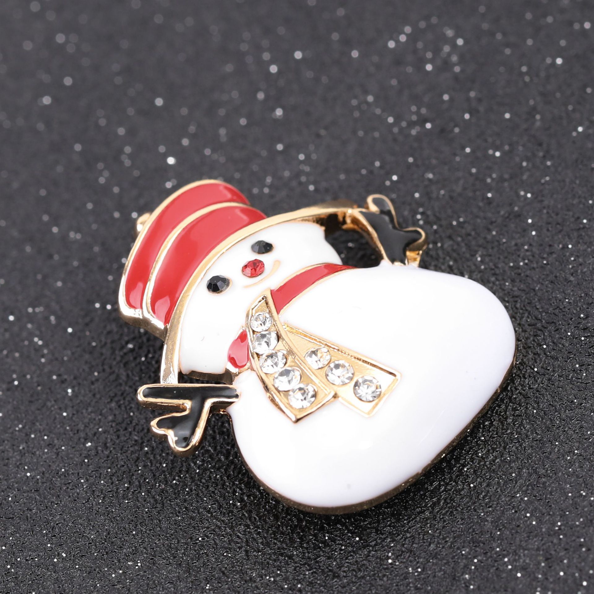 Wholesale Jewelry Christmas Tree Snowman Tie Socks Gloves Brooch Nihaojewelry display picture 28