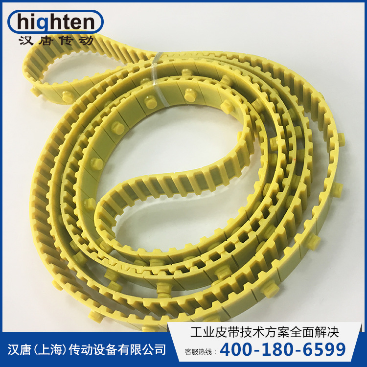 【汉唐传动】绣花机梳棉机原配 橡胶聚氨酯梳棉机同步带 黄色PU