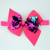 Children's flashing hair accessory, elastic headband with bow, European style, wholesale