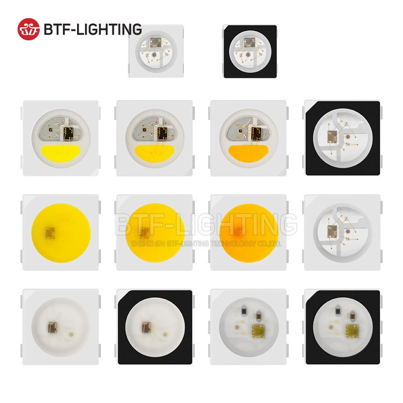 Светодиодная лампа 3535/5050, накладная, медная проволока из чистого золота, кронштейн, встроенный чип, SK6812/WS2812/13, лампа, шарик