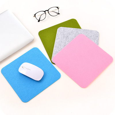 毛氈材質鼠標墊簡約文藝遊戲鼠標墊廠家銷售可定制