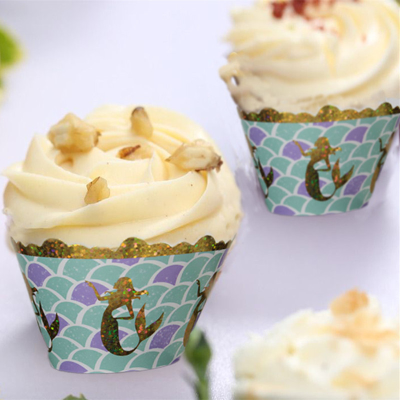 美人鱼蛋糕围边