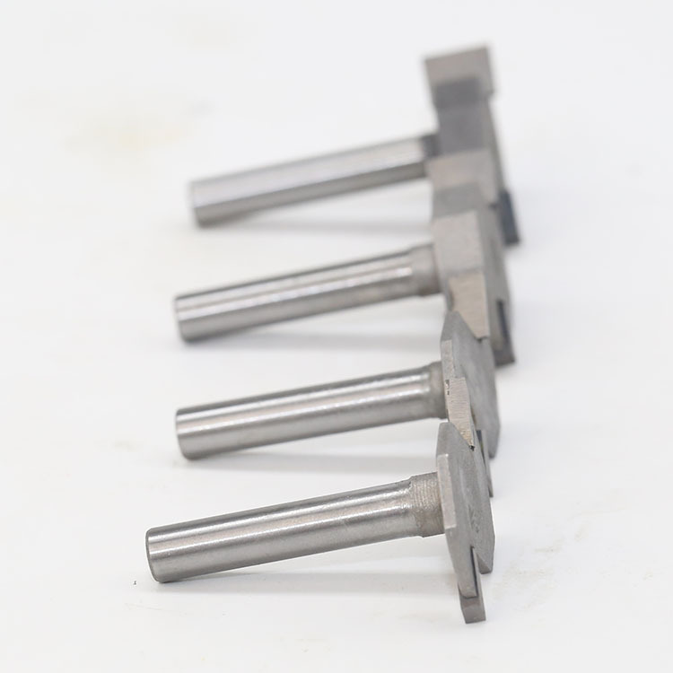 1/4柄T型刀1/2口刀合金开刀头木工铣刀钨钢刀头木工开刀