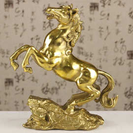 铜马摆件铜马到成功生肖家居饰品装饰品金属工艺品铜器批发