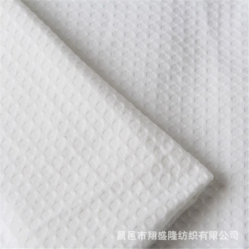 定做供应各种规格的CVC TC华夫格 针织华夫格面料 纬编针织布