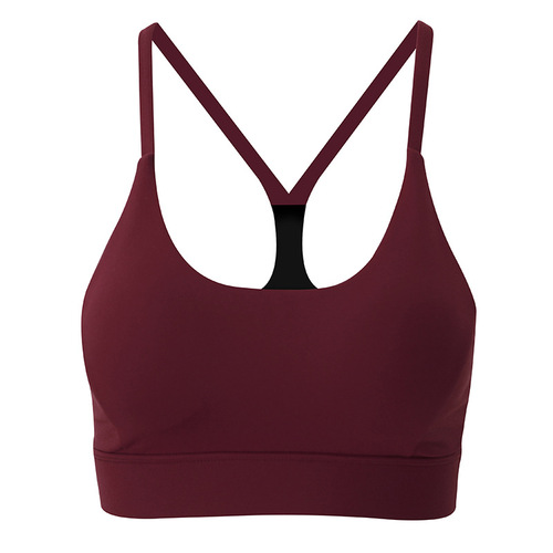 Women's large size beautiful back sports bra shock-proof running quick-drying fitness bra outer wear vest-style yoga bra
