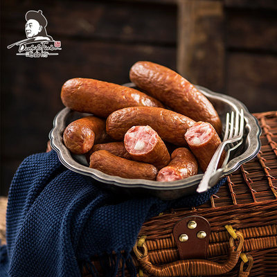 道台府 哈爾濱風味紅腸500g 量販裝東北熟食小吃