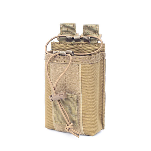 Outdoor tactical sports molle condor walkie-talkie bag, portable military fan accessory bag, small waist bag