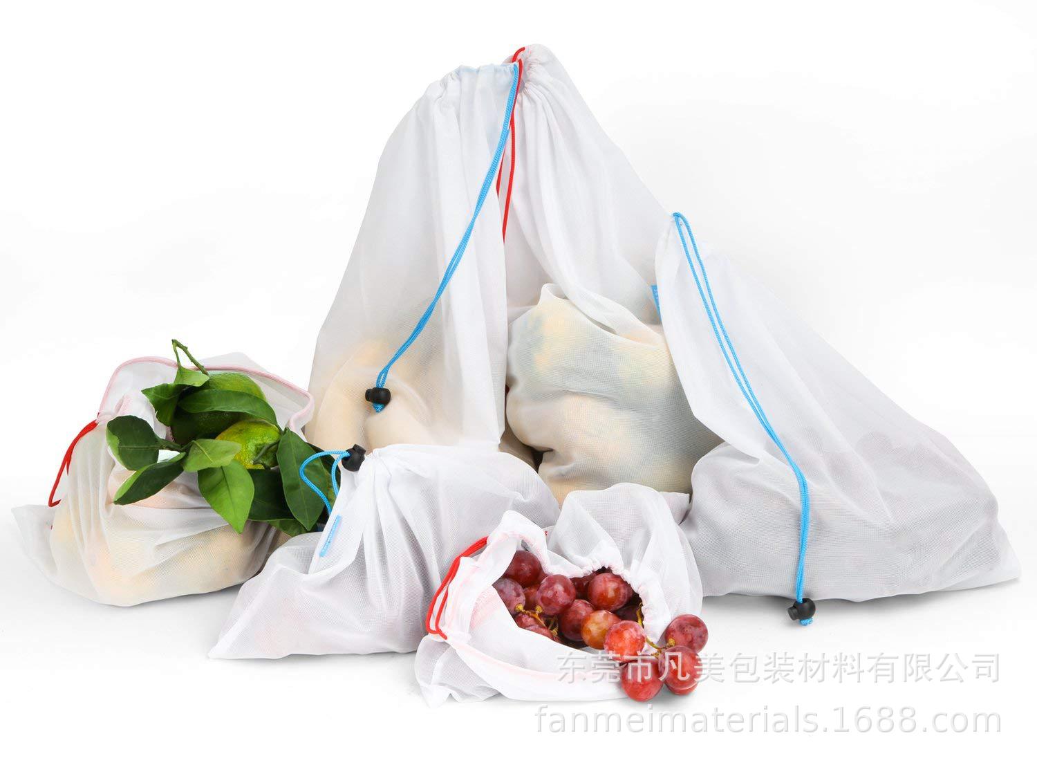 供应网布收纳袋 收纳网袋 适用包装各种水果蔬菜五谷等产品