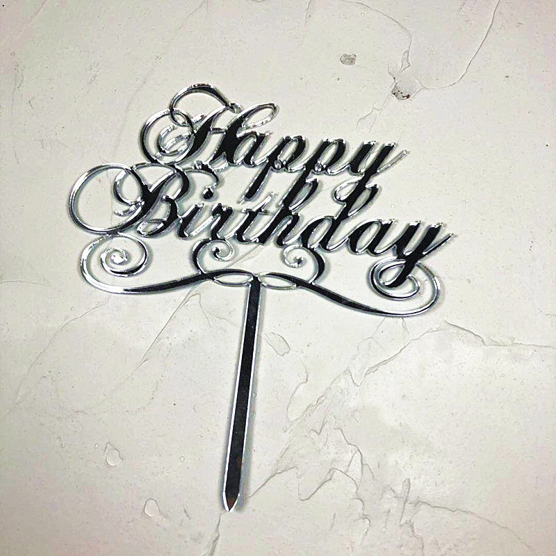Birthday Letter Arylic Party Cake Decorating Supplies display picture 2