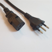 主機電工電腦適配器雙頭品字電源線 全銅意大利插頭線1平1.5米