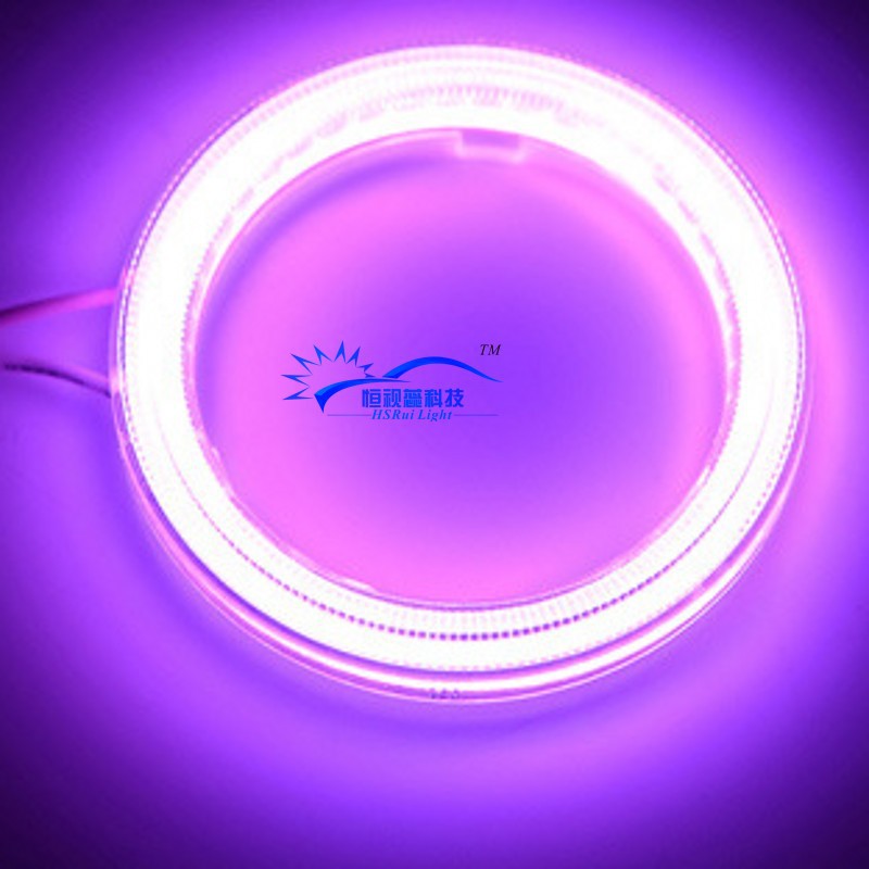 厂家直销70mm cob天使眼光圈 天使眼雾灯 汽车装饰灯前雾灯