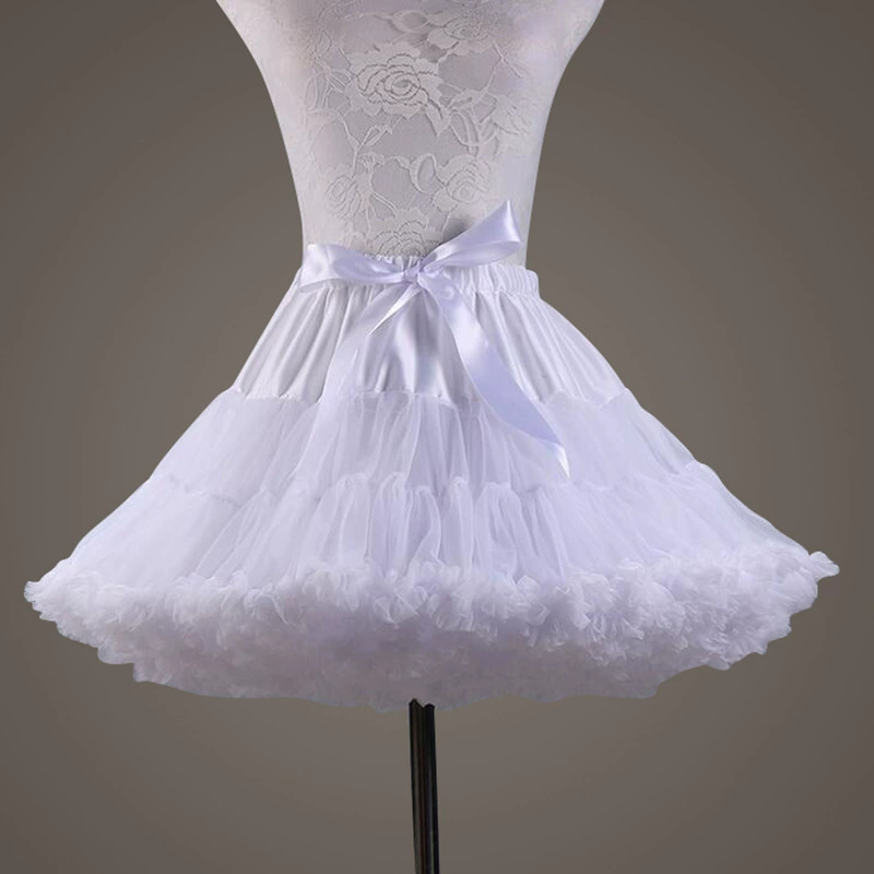 Взрослая сетчатая обычная пышная юбка TUTU, короткая юбка взрывной стиль косплей, мягкая юбка девочки, подюбье