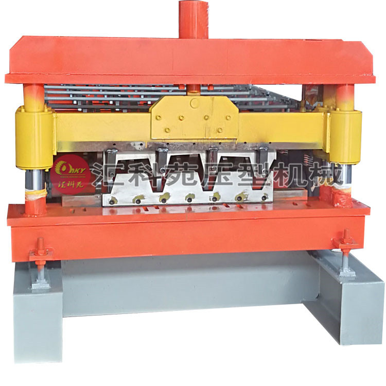 楼承板压瓦机设备 冷弯成型机 45#钢镀铬 360H槽大架 1.5寸链条