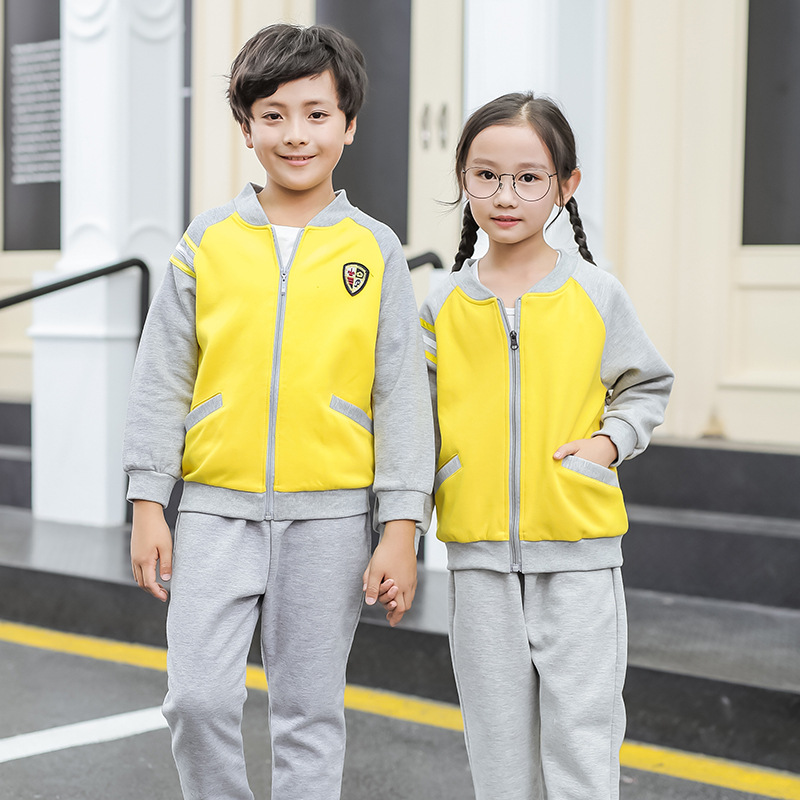 幼儿园园服春秋装儿童班服套装老师运动服秋季英伦小学生校服