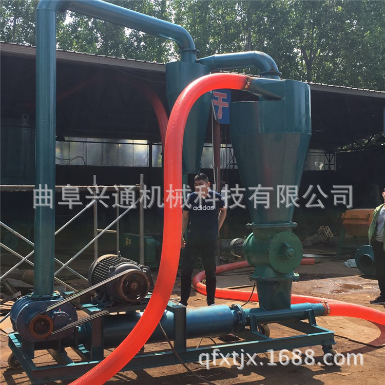 罗茨风机气力粉料吸料机 长距离自吸式花生果装袋输送机