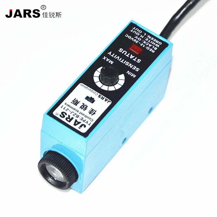 JARS佳锐斯 色标纠偏传感器BZJ-211高精度电眼制袋机光电开关电眼