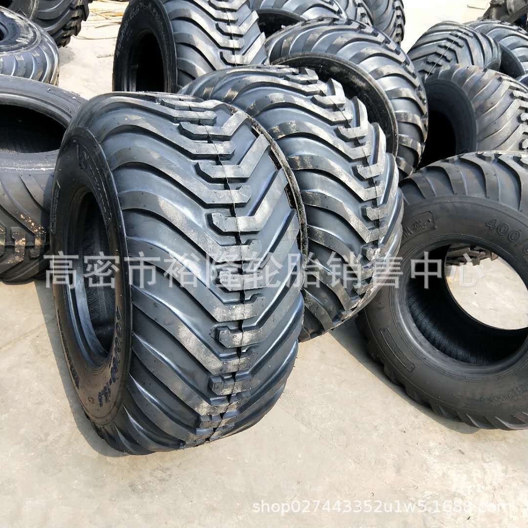捆草机轮胎400/60-15.5拖拉机轮胎400*60-15.5真空可配钢圈