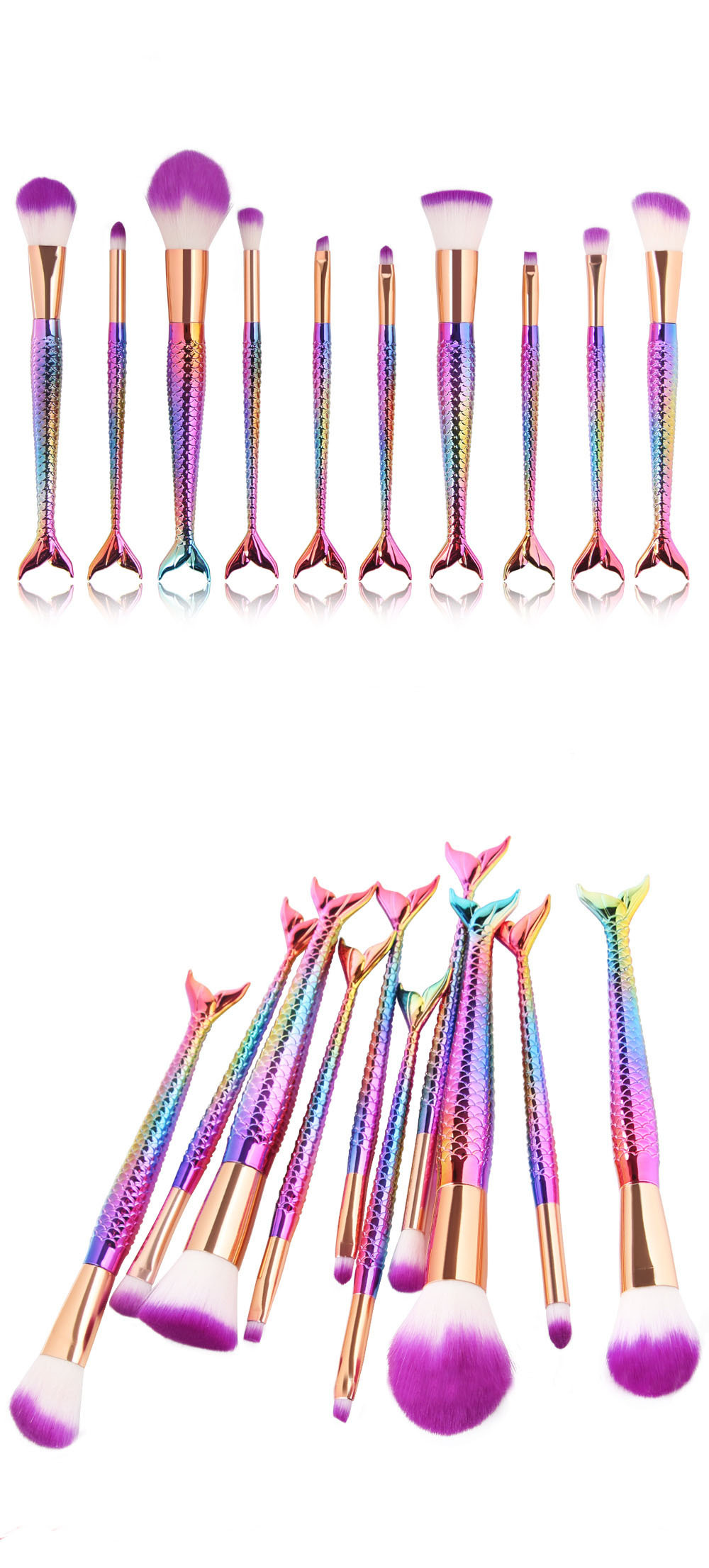 Mermaid Makeup Brush Set Image 6