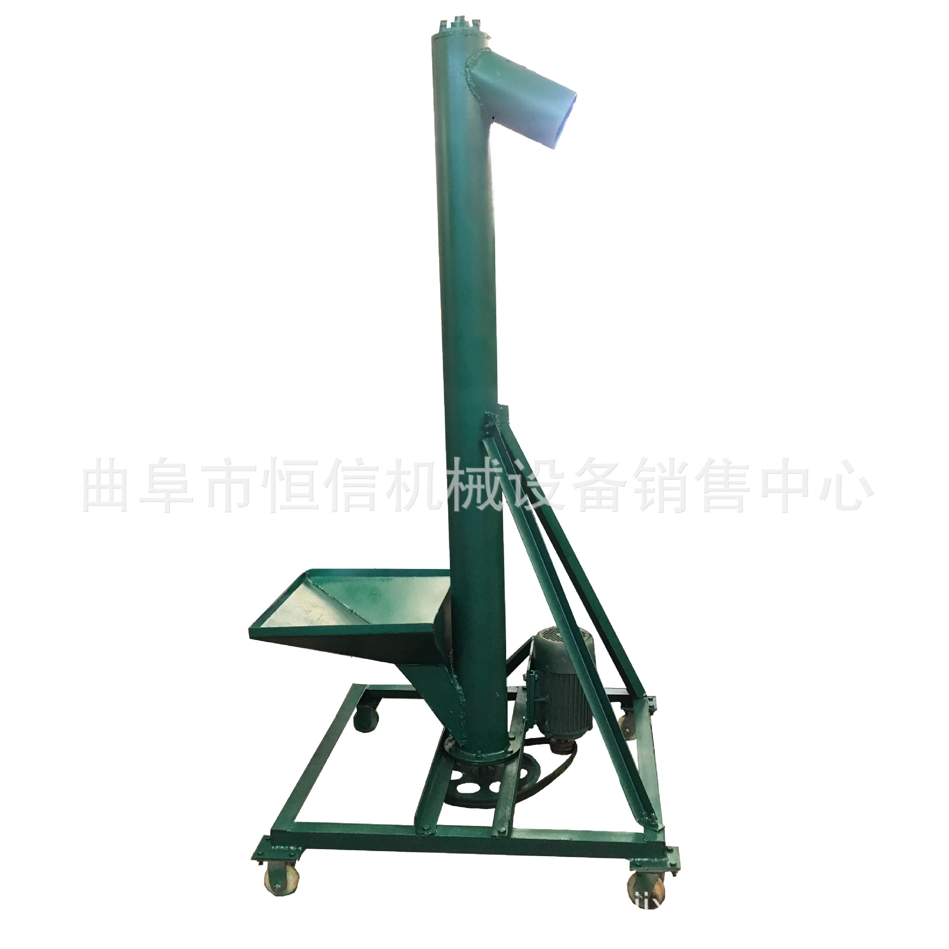 定制自吸式鸡粪鸭粪螺旋输送机 电动式谷物上料机 长距离输送机