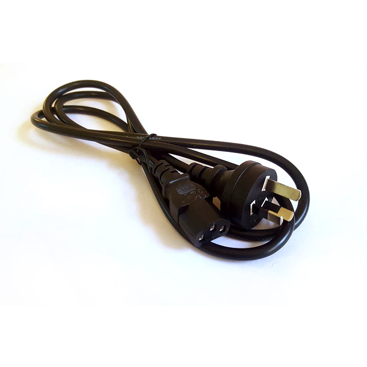 澳洲插头线澳标品字尾电源线 Saa认证澳式双头线适配器电机主机线