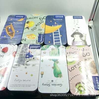 Stationery,Pencil box,Double storage box,double-deck Iron stationery