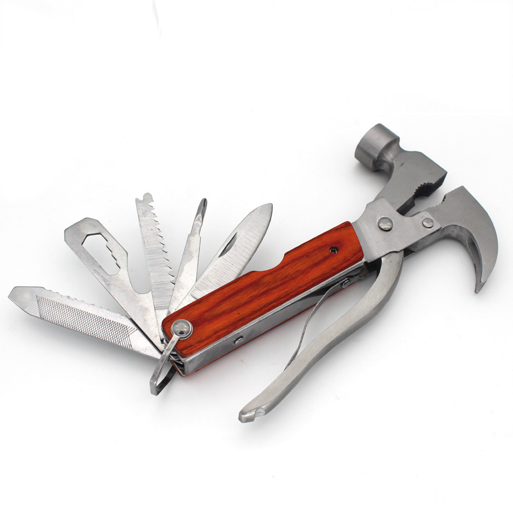 户外多功能组合工具家居家用便携铁锤钉拔锯子螺丝刀跨境热销