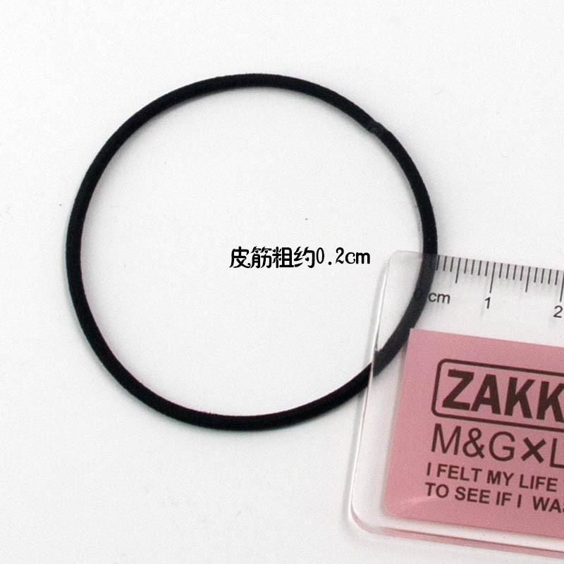 来样定做 韩版皮筋发圈头绳高弹性无接缝弹力头饰 精品店货源|ru