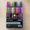 Fluorescence flashing gel pen, metal crayons, 48 colors