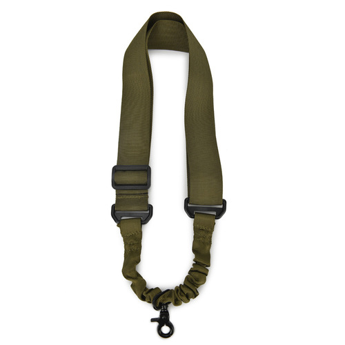 Supply of single point lanyard with clamp buckle, outdoor CS sports shoulder quick release lanyard, multifunctional nylon tactical lanyard
