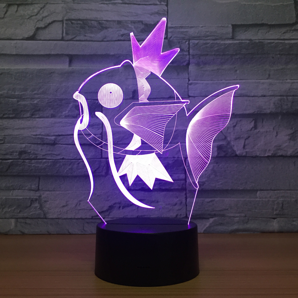 3d小夜灯 七彩触控遥控3d灯