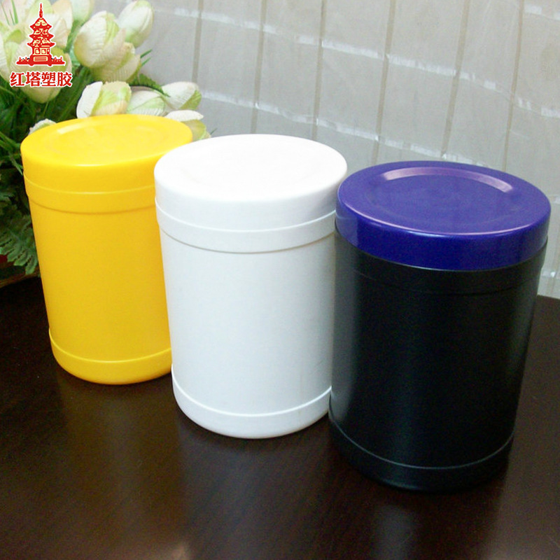 供应2000ml塑料罐 2L塑料罐广口瓶农化工瓶长筒罐