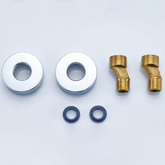 淋浴龍頭配件花灑變徑曲腳彎腳偏心螺絲拐腳彎角曲角接頭