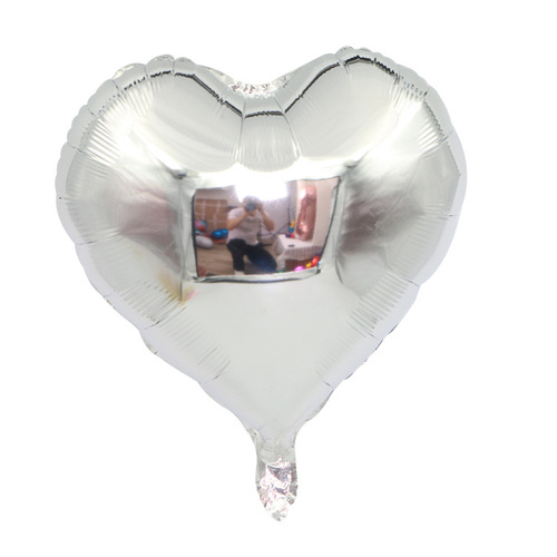 Valentine's Day Wedding Holiday Party Decoration Love Aluminum Foil Balloons 18-inch Light Board Heart-Shaped Aluminum Film Balloons