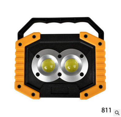 New USB rechargeable portable searchlight lawn lamp COB work light flashlight outdoor emergency maintenance light