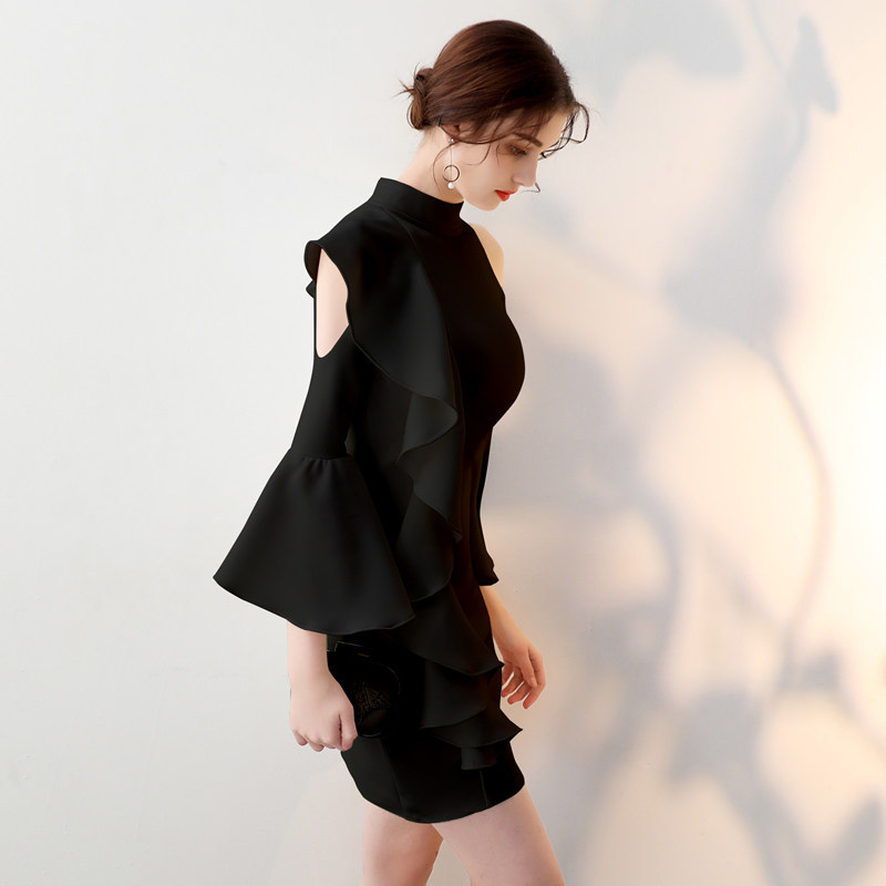 Vestido de noche para mujer, nuevo modelo 2026, elegante vestido de fiesta para reunión anual de empresa, vestido corto estilo Chanel, corte ajustado.