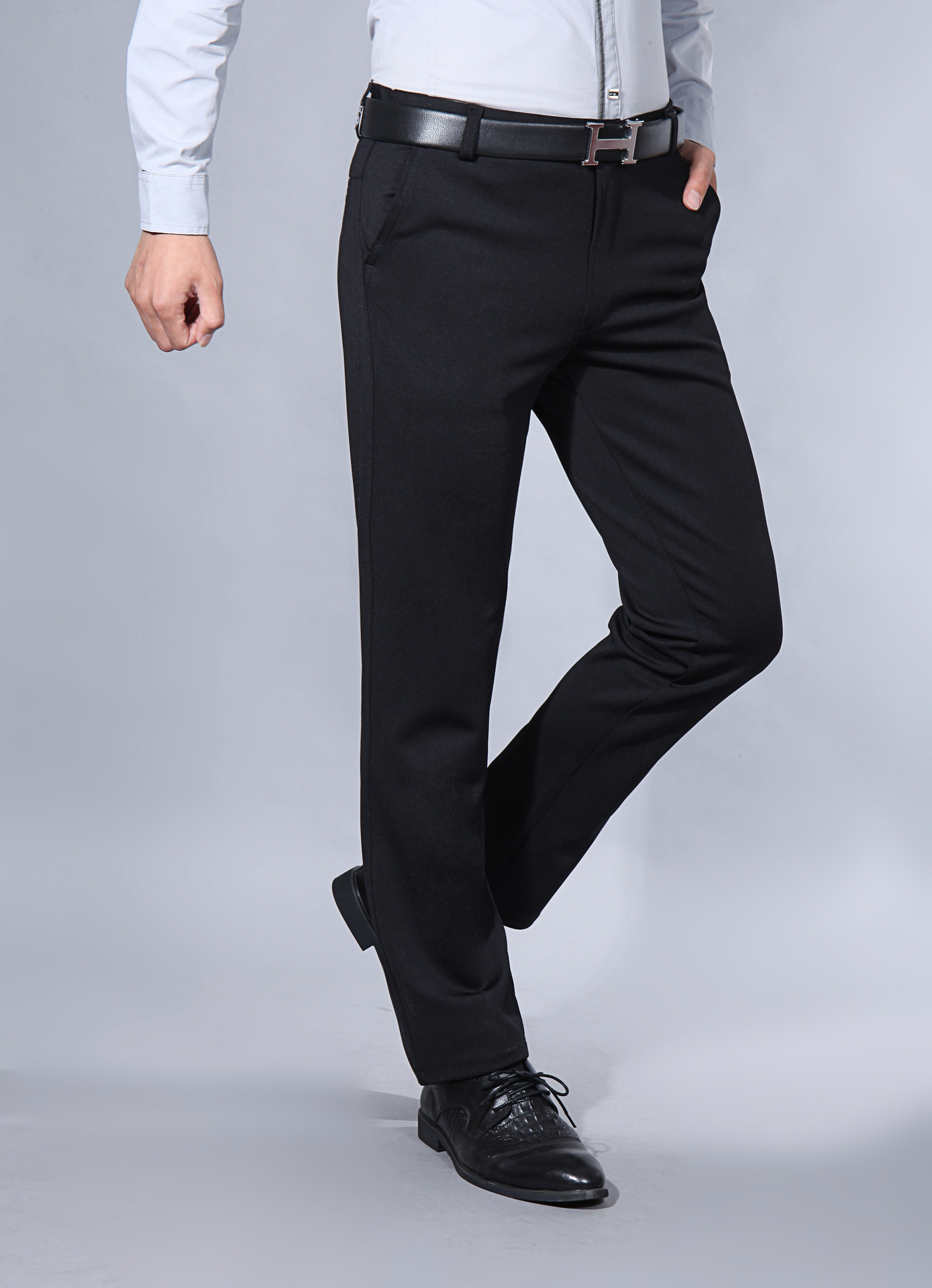 男士西裤厂家直销爸爸西裤直筒裤北戴河丽颖服饰店厂家直销|ru