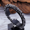 Retro trend accessory stainless steel, protective amulet, bracelet, wholesale, suitable for import