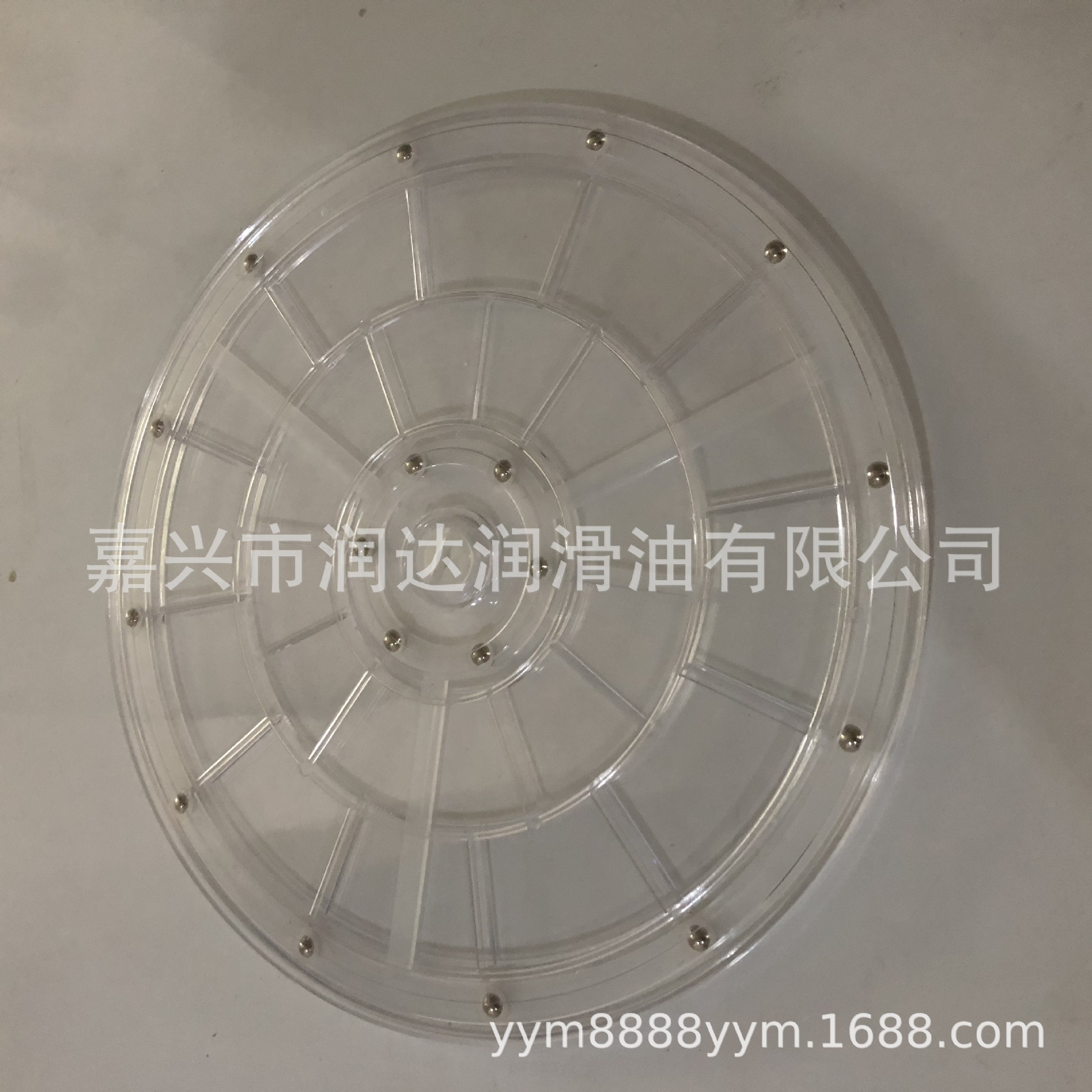 (厂家直销)12寸塑胶转盘,塑料转盘,12寸展示架转盘|ms