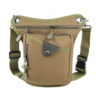 Cycling Nylon Waist Leg Bag Outdoor Tactical Leg Bag Functional Shoulder Crossbody Bag Men's Bag Casual Sports Waist Bag