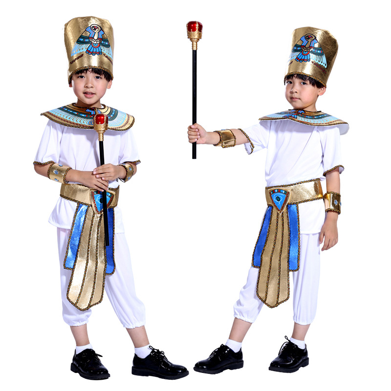 Cosplay Halloween Egyptian costume Cleopatra costume children Egyptian little prince drop shipping